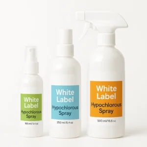 White Label Hypochlorous Acid (HOCl) Spray – Available for Skin Formulations, Pets or Surfaces